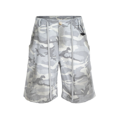 IAC | White Camo loose shorts