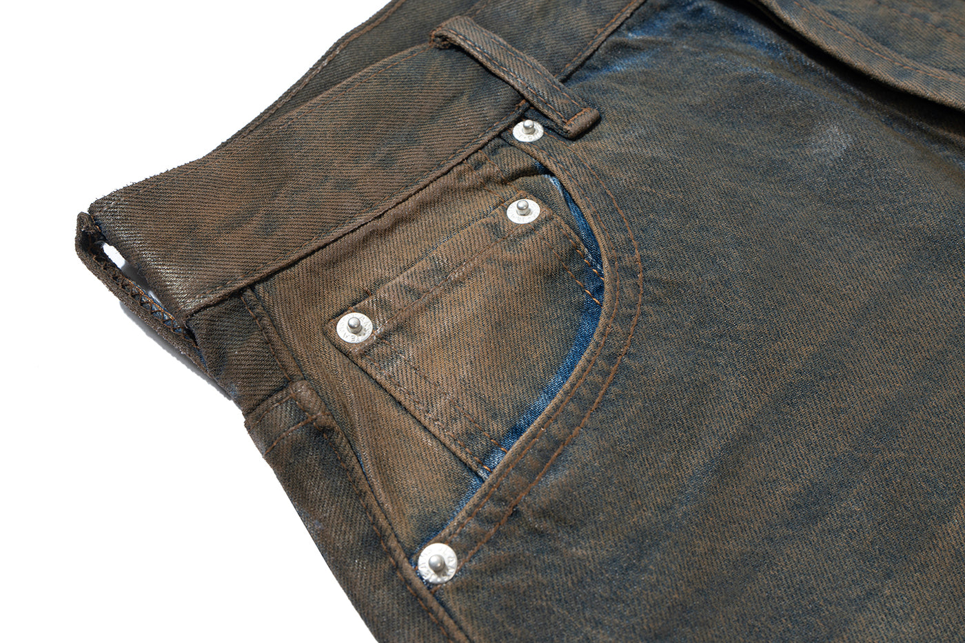 IAC | Dirty lucid denim pants