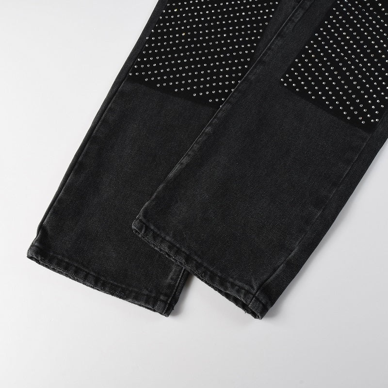 IAC | STARRY RIDER FLARED BLACK JEANS