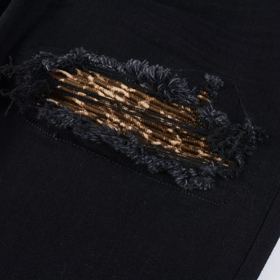 IAC | Animalier skinny jeans