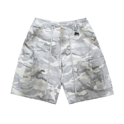 IAC | White Camo loose shorts