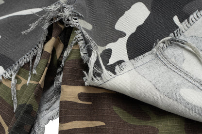 IAC | DOUBLE WHITE CAMO SHORTS I AM SEX