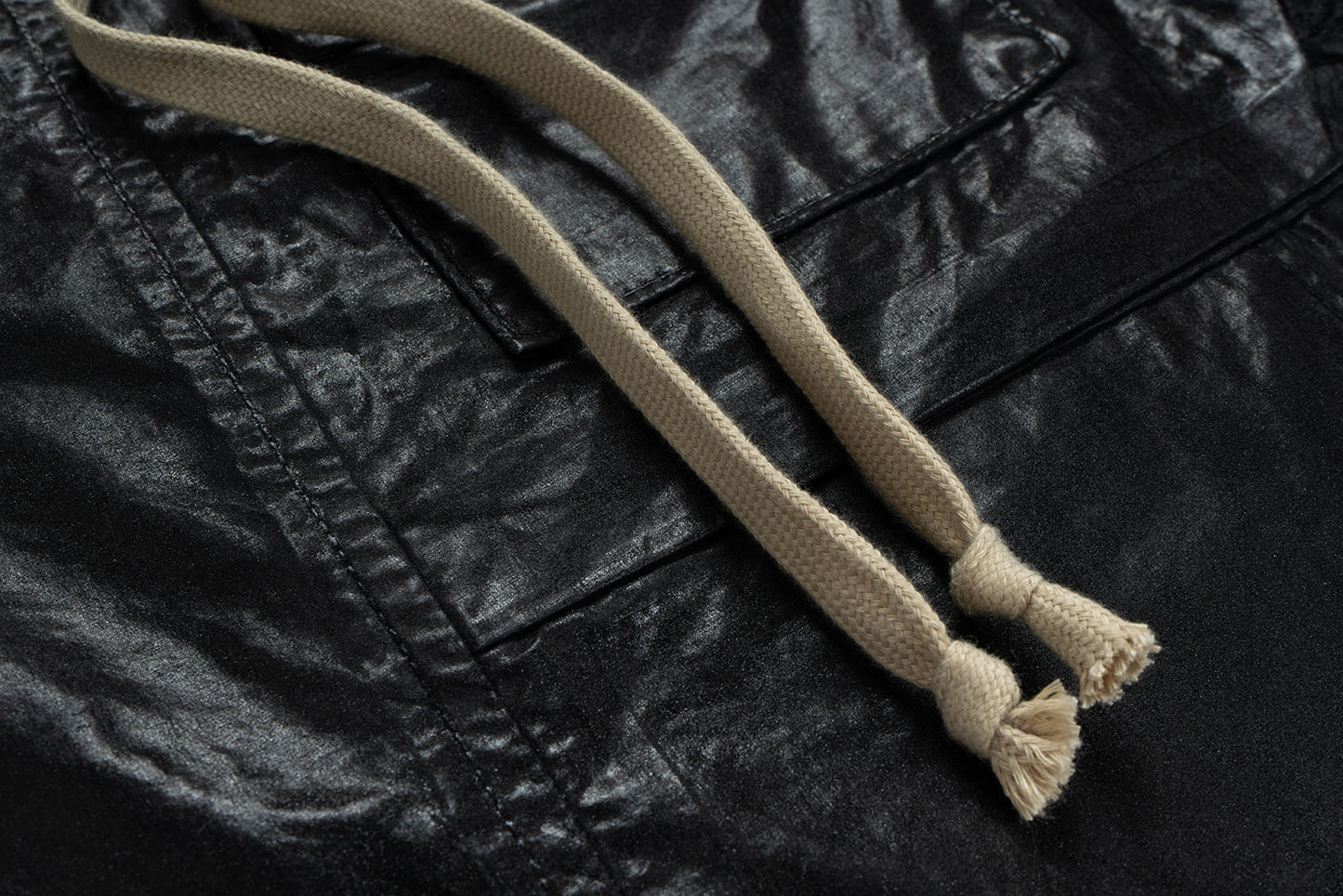 IAC | Dark Creatch Leather Pants