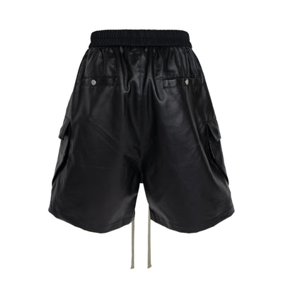 IAC | Black 0pium leather shorts