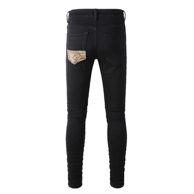 IAC | Animalier skinny jeans