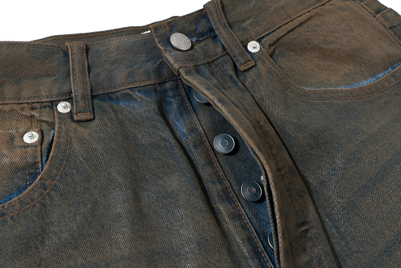 IAC | Dirty lucid denim pants