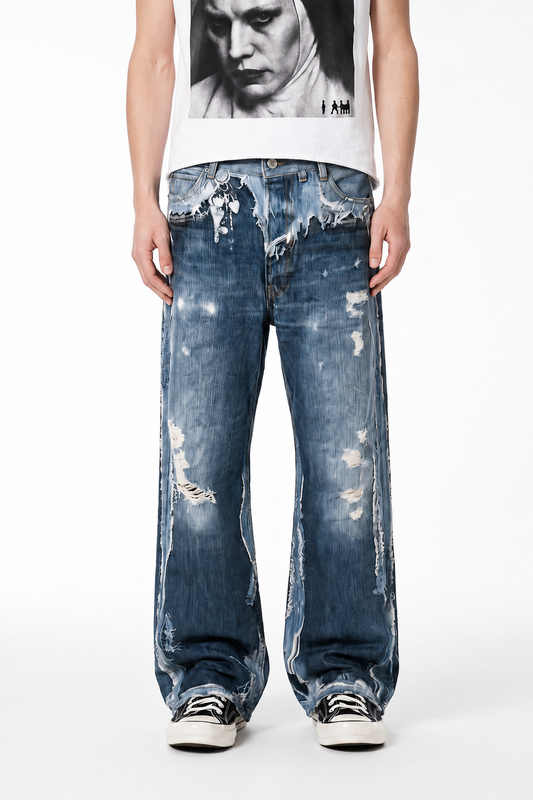 IAC | TORN PAGES JEANS