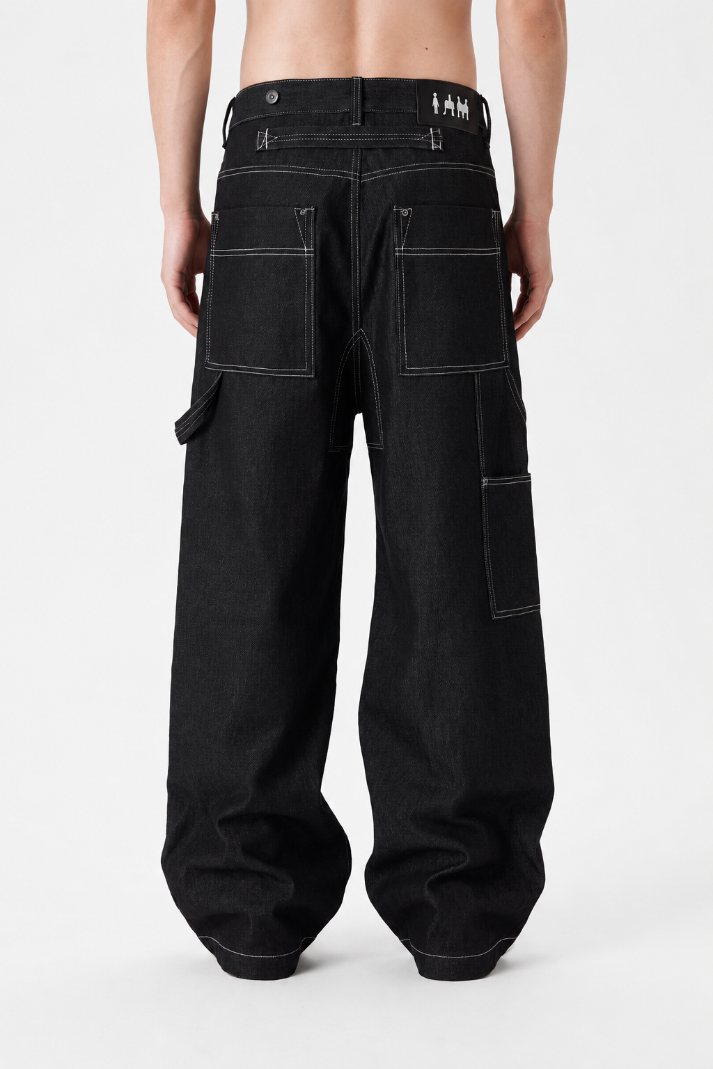 IAC | Black Emporio Baggy Pants