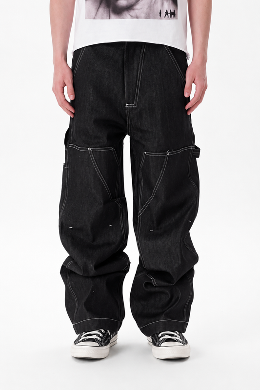 IAC | Black Emporio Baggy Pants
