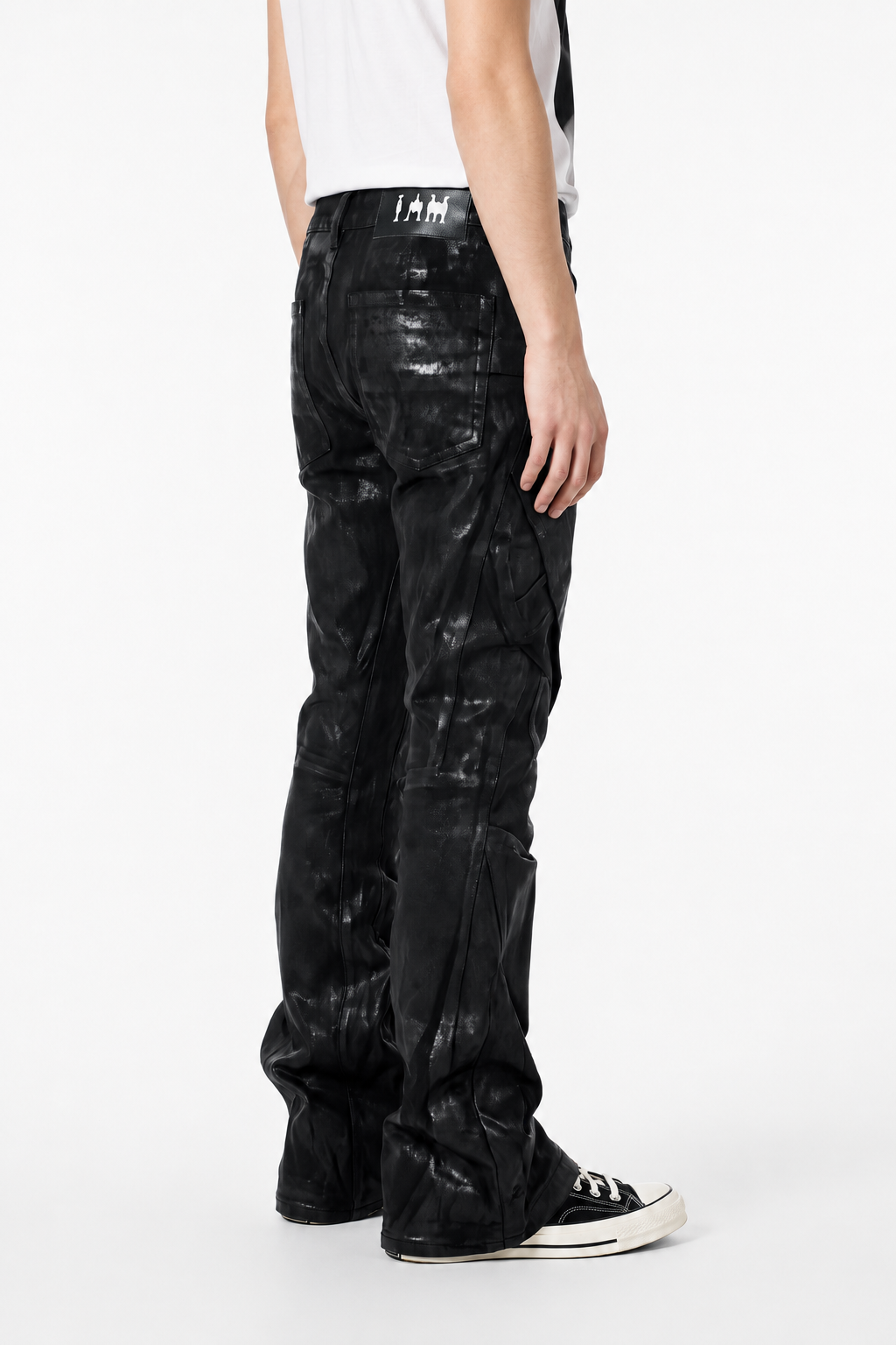 IAC | WAXED BELTED JEANS