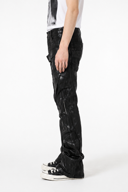 IAC | WAXED BELTED JEANS