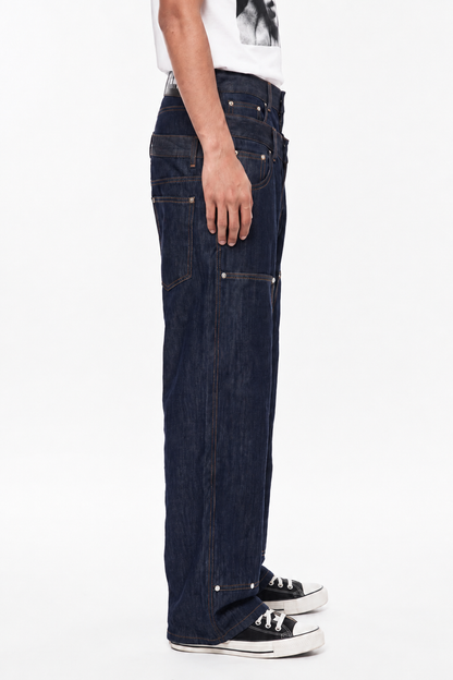 IAC | DOUBLE DENIM CARPENTER PANTS