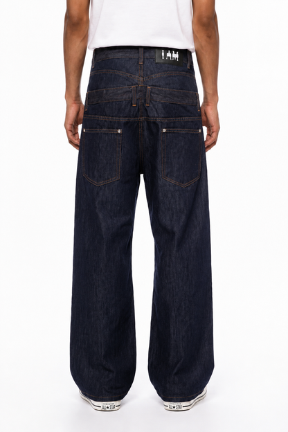 IAC | DOUBLE DENIM CARPENTER PANTS
