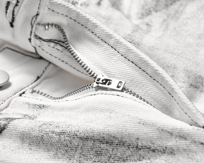 IAC | Dirty white regular denim