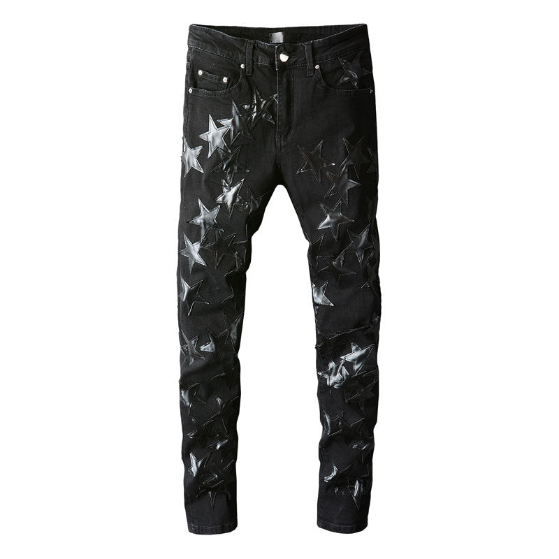 IAC | Black star skinny jeans