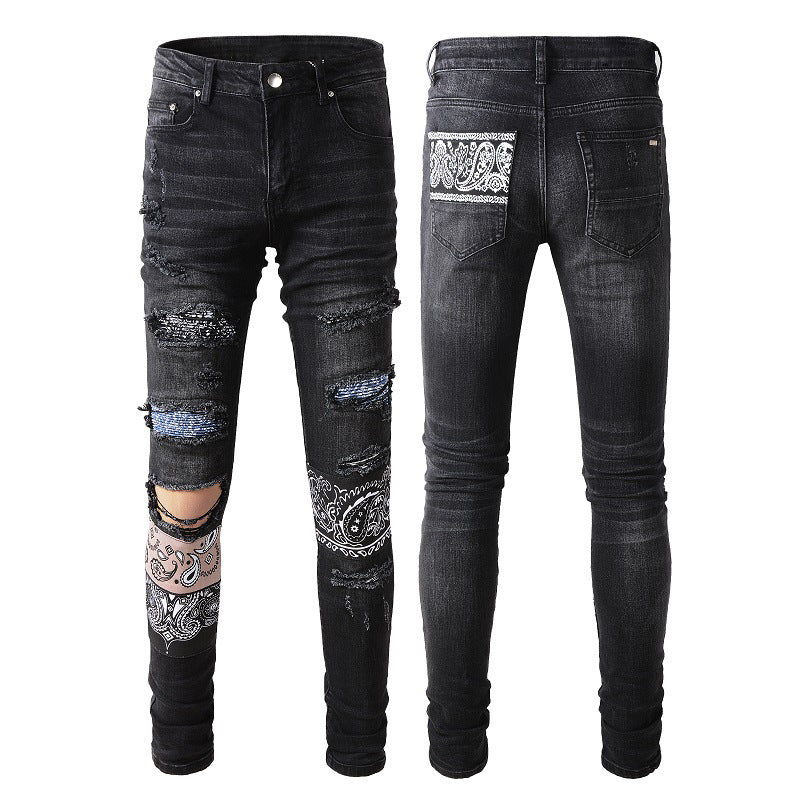 IAC | Dark bandana black skinny jeans