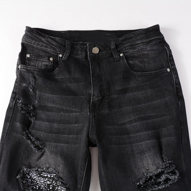 IAC | Dark bandana black skinny jeans