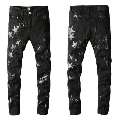 IAC | Black star skinny jeans