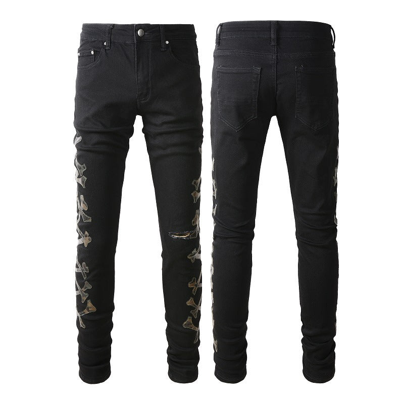 IAC | D-Generation military black skinny jeans