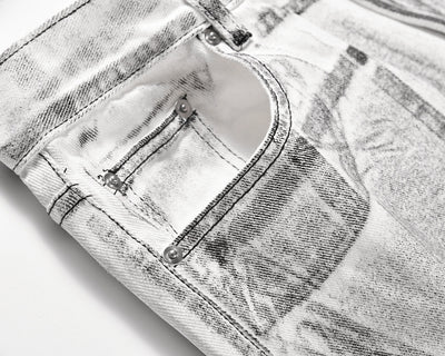 IAC | Dirty white regular denim