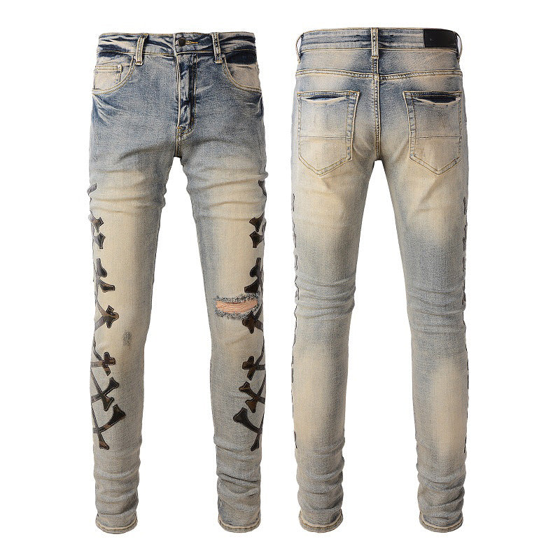 IAC | D-Generation light blue skinny jeans