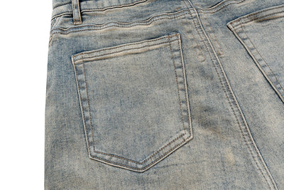 IAC | Blue and gray light flared denim jeans