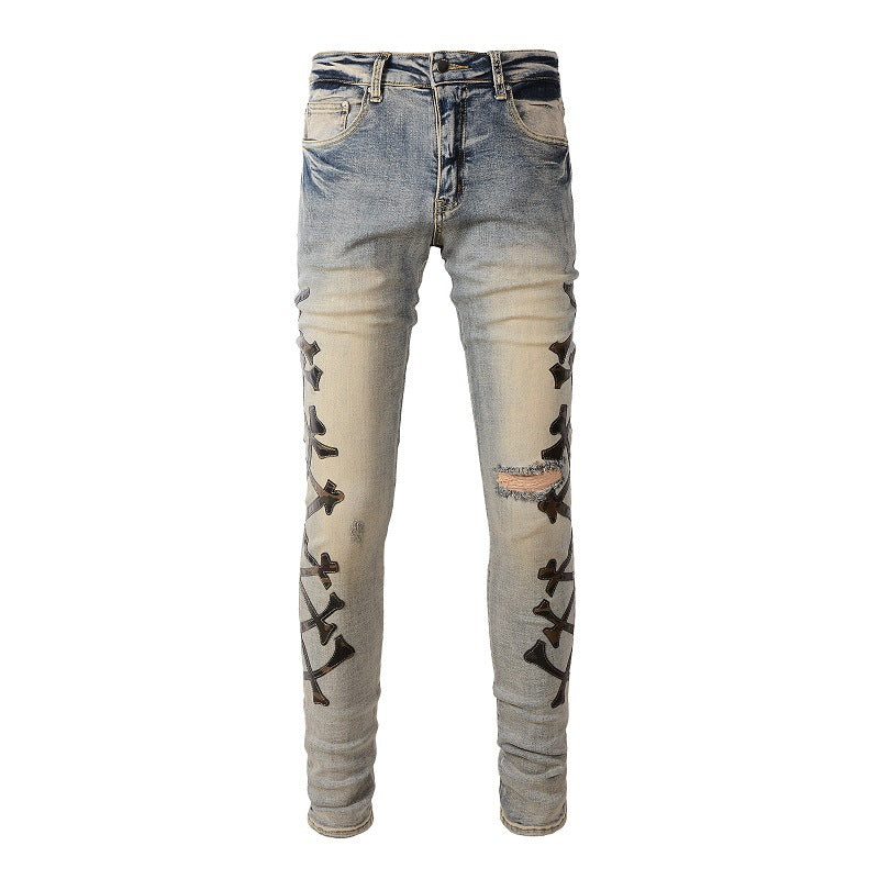 IAC | D-Generation light blue skinny jeans