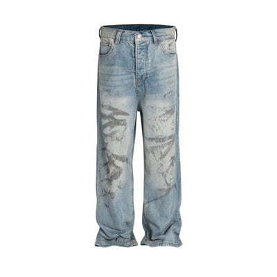 IAC | Dirty Painted loose denim