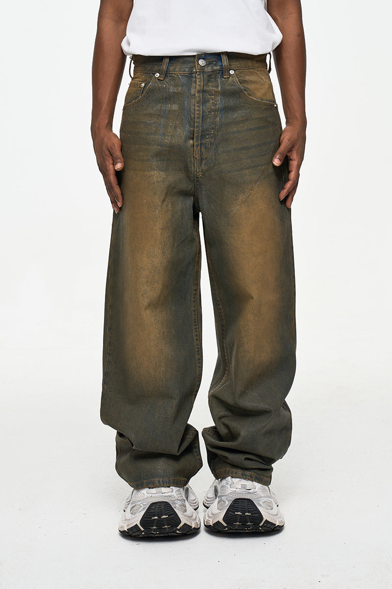 IAC | Dirty lucid denim pants