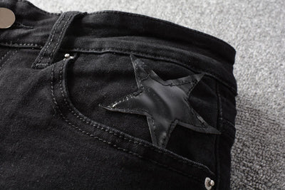 IAC | Black star skinny jeans