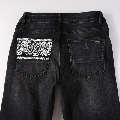 IAC | Dark bandana black skinny jeans