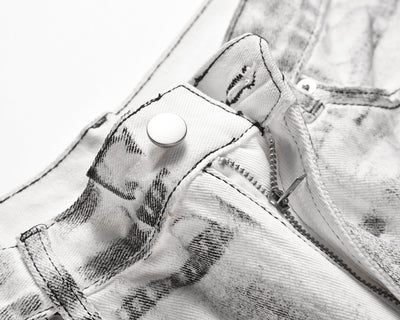 IAC | Dirty white regular denim