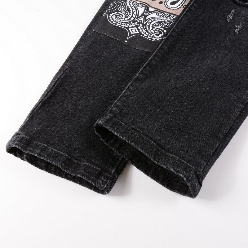 IAC | Dark bandana black skinny jeans