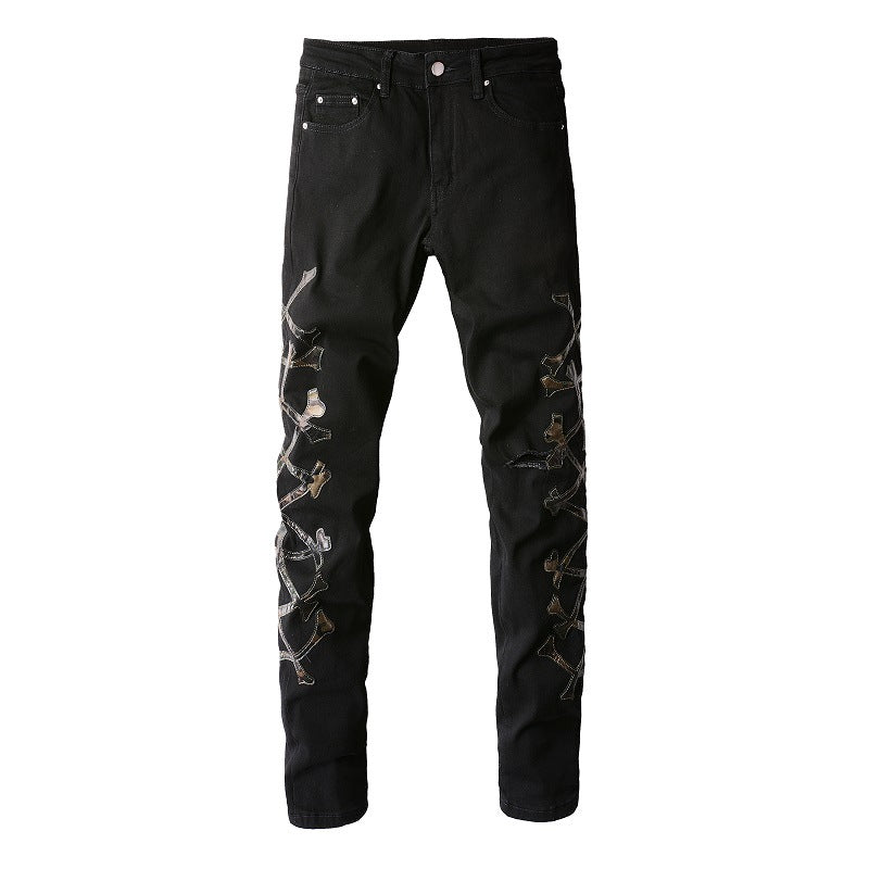 IAC | D-Generation military black skinny jeans