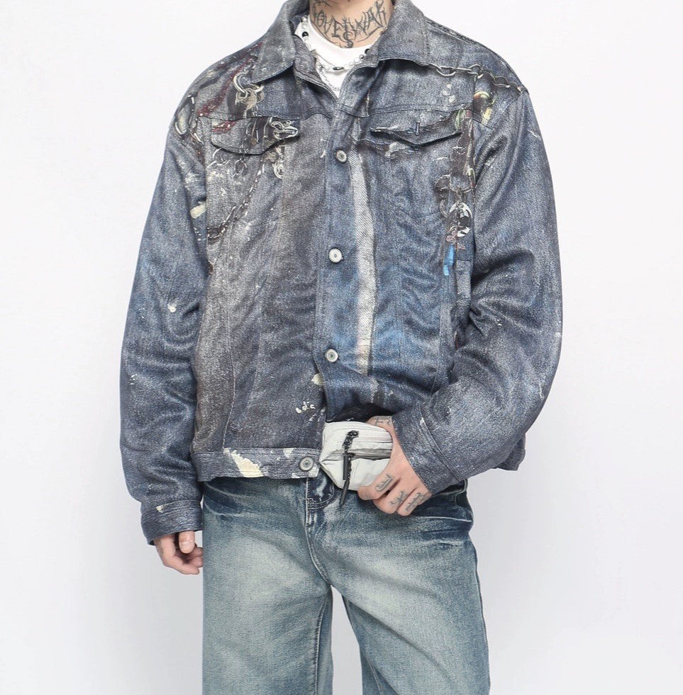 IAC | Damned Chain denim jacket