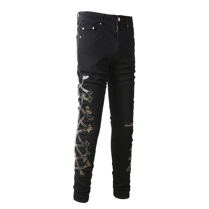 IAC | D-Generation military black skinny jeans