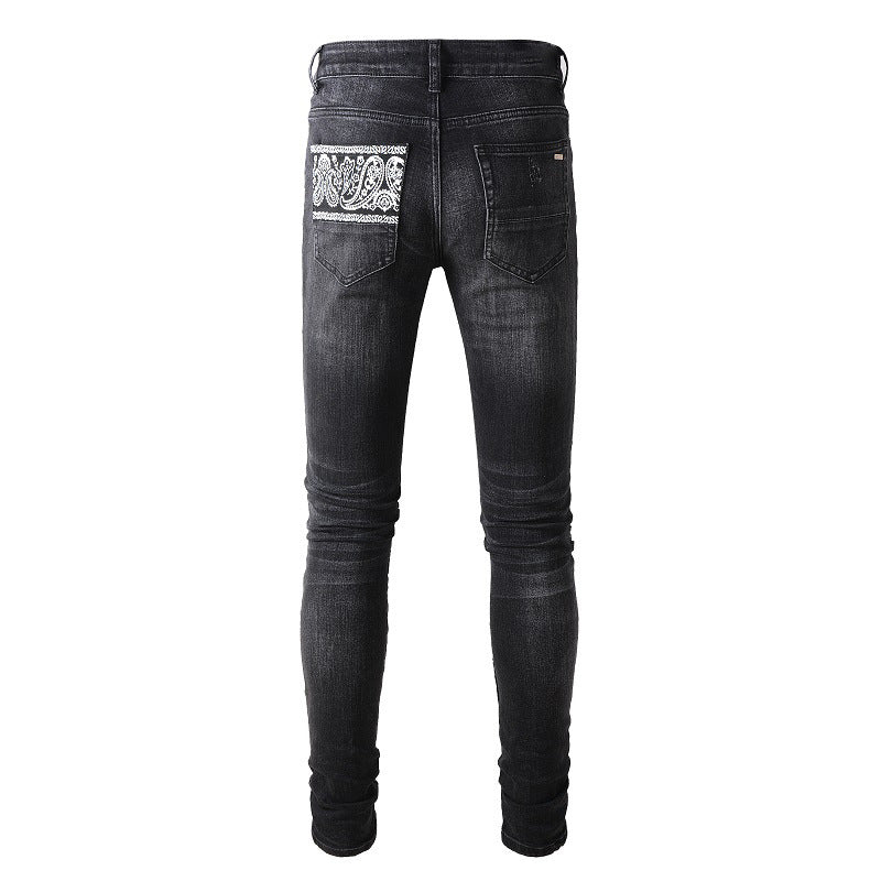 IAC | Dark bandana black skinny jeans