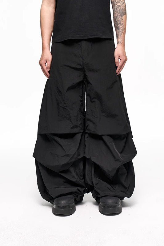 IAC | Nylon half-zipper pants