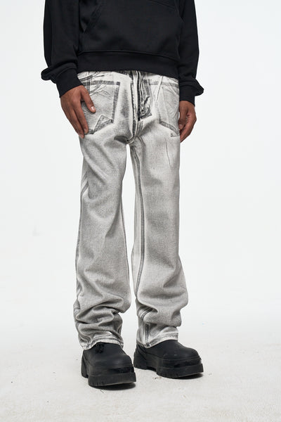 IAC | Dirty white regular denim