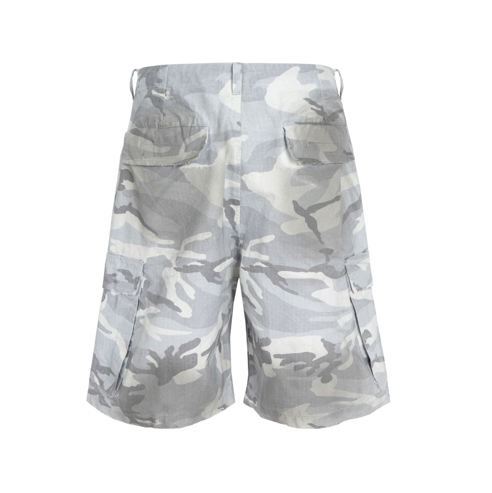 IAC | White Camo loose shorts