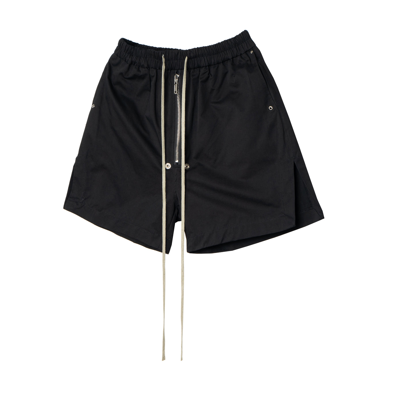 IAC | Black big zipper boxer shorts