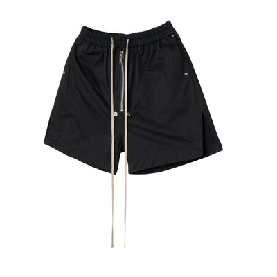 IAC | Black big zipper boxer shorts