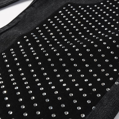 IAC | STARRY RIDER FLARED BLACK JEANS