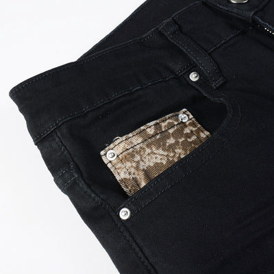 IAC | Animalier skinny jeans