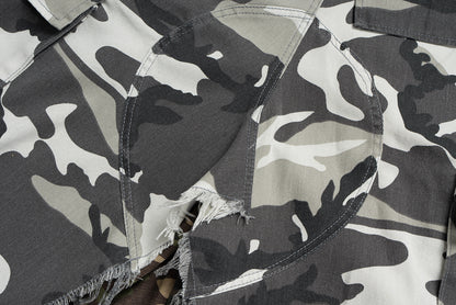 IAC | DOUBLE WHITE CAMO SHORTS I AM SEX