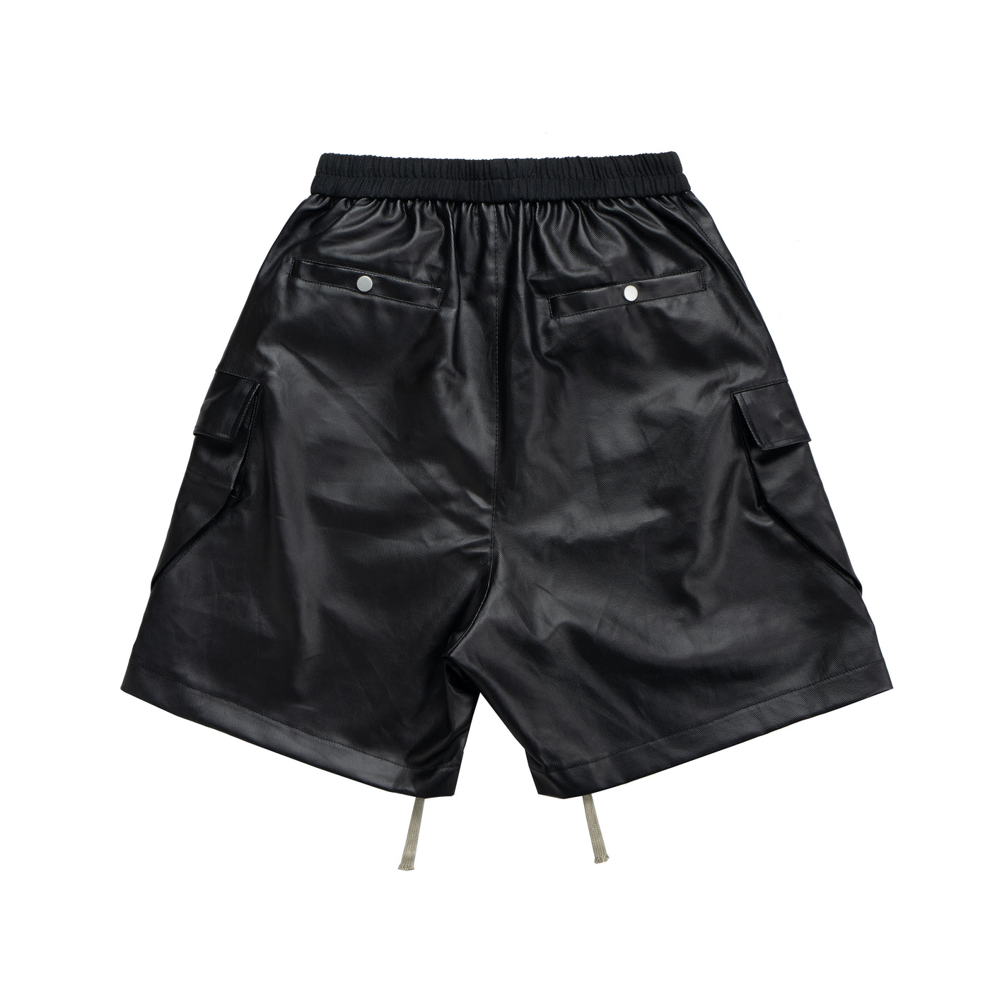 IAC | Black 0pium leather shorts