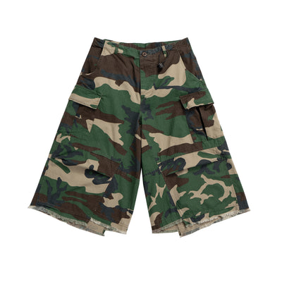IAC | Camo loose shorts