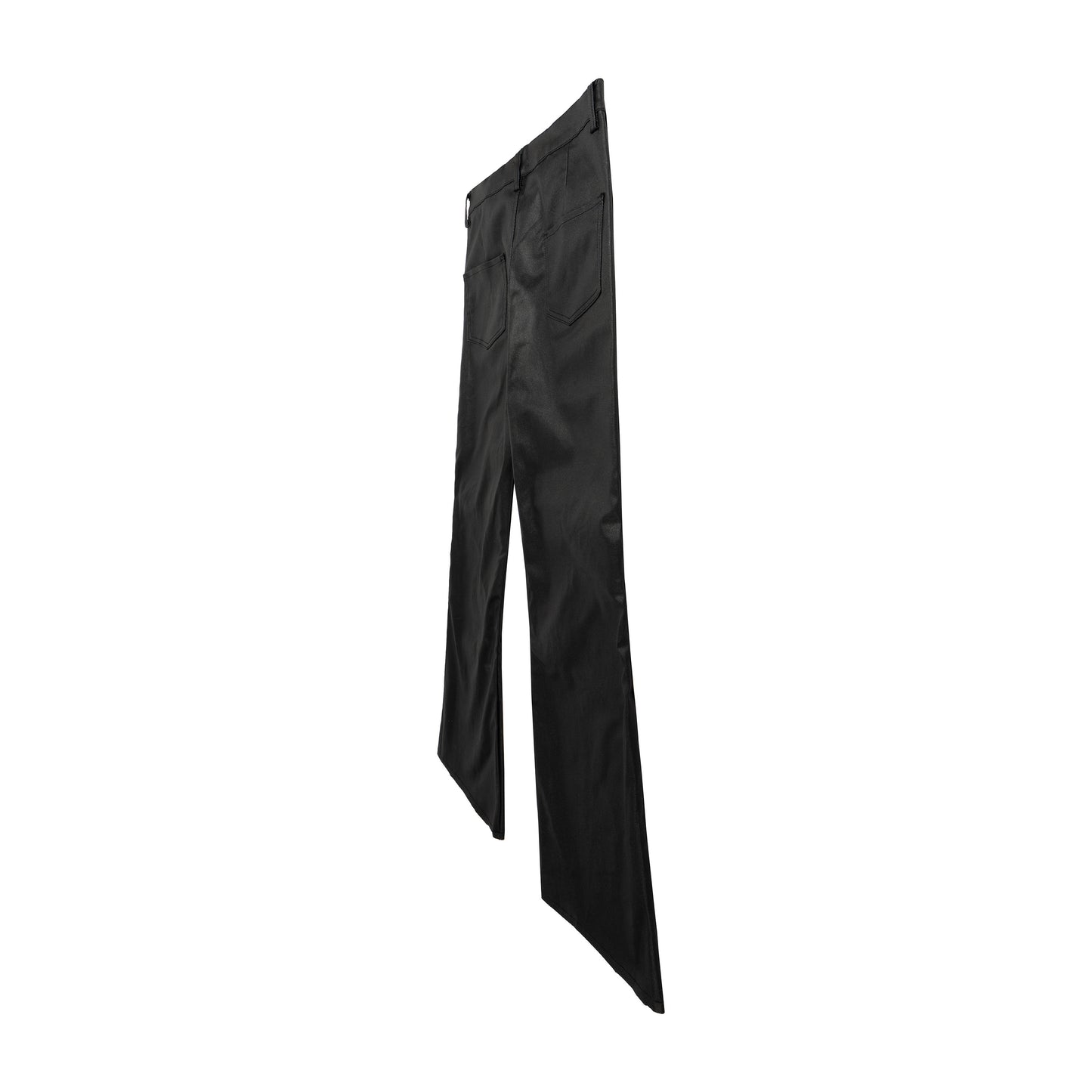 IAC | KNEE ZIPPER LOOSE PANTS (LEATHER EFFECT)