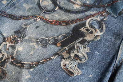 IAC | Damned chain denim loose shorts