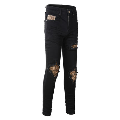 IAC | Animalier skinny jeans